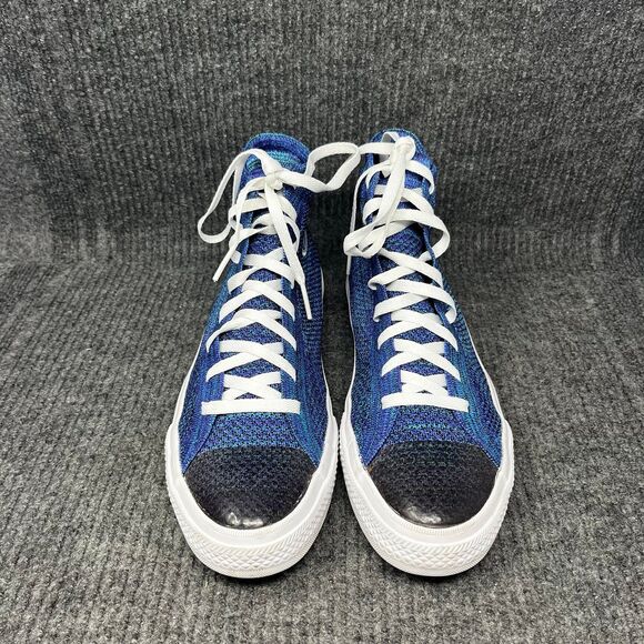 Converse Chuck Taylor All Star Flyknit Hi True Indigo Blue White Shoes Mens 11.5 main image 5